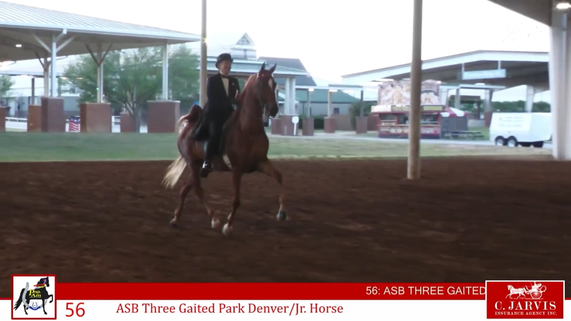 ProAm26 - Class 56 - ASB Three Gaited Park Denver-Jr Horse