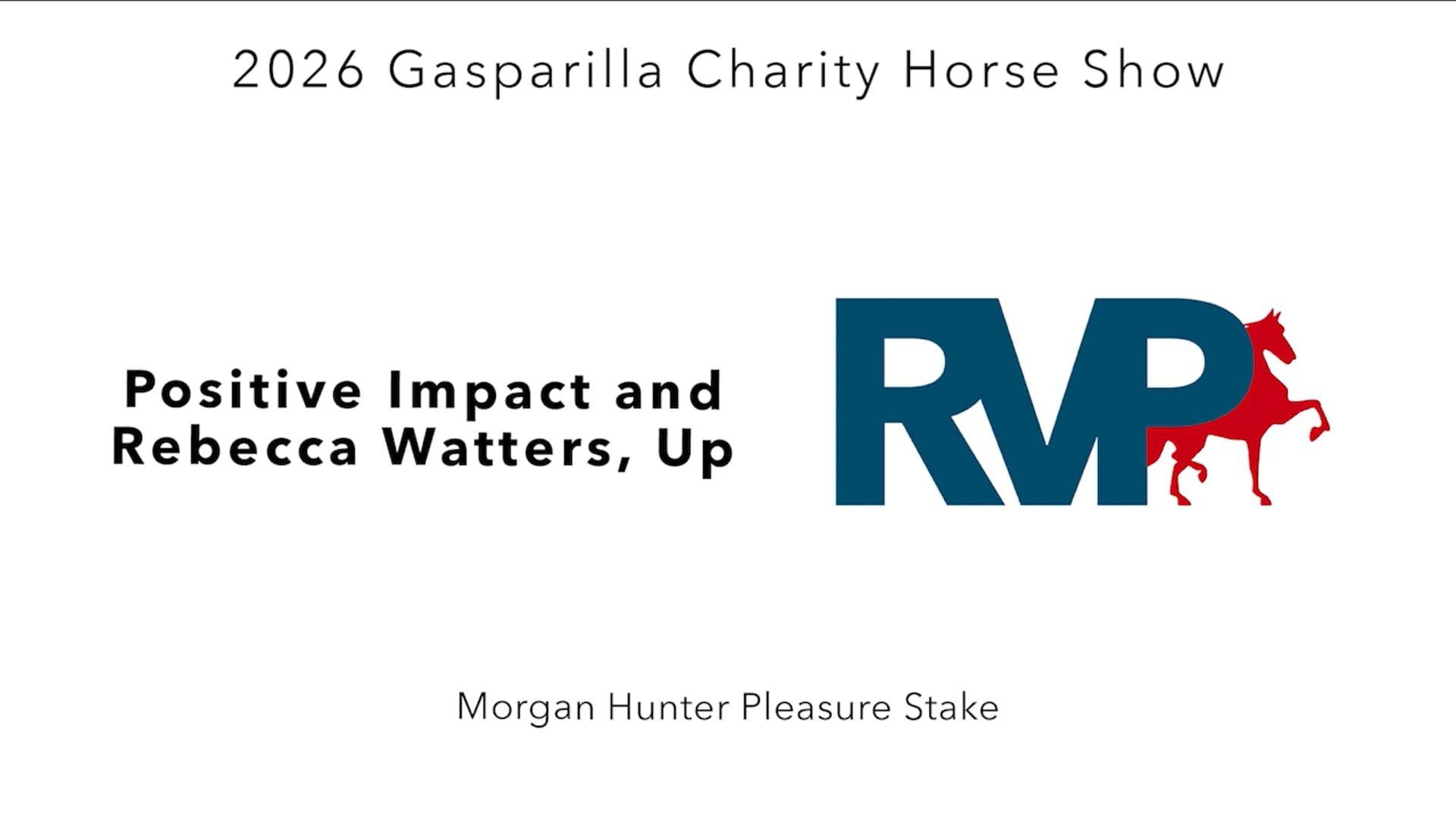 GC26 - Class 109 - Positive Impact and Rebecca Watters, Up