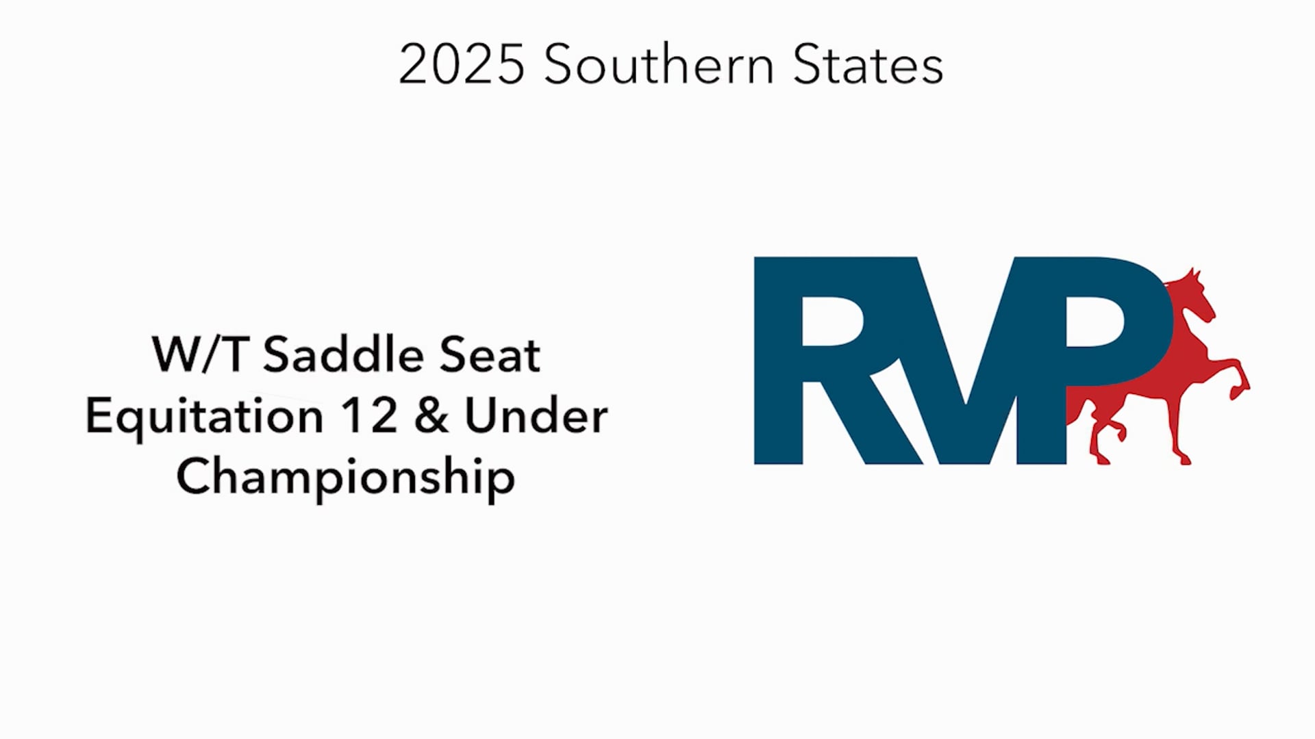 SS25 - Class 170 -  W:T Saddle Seat Equitation 12 & Under Championship