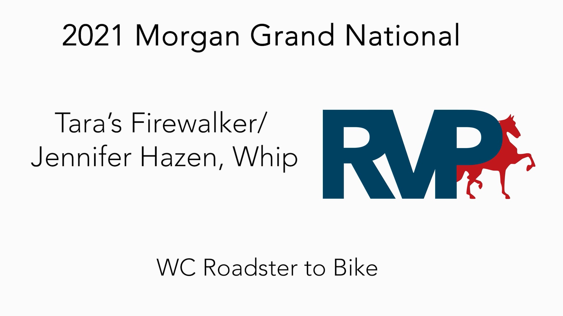 MGN21 - Class 250 - Tara's Firewalker- Jennifer Hazen, Whip