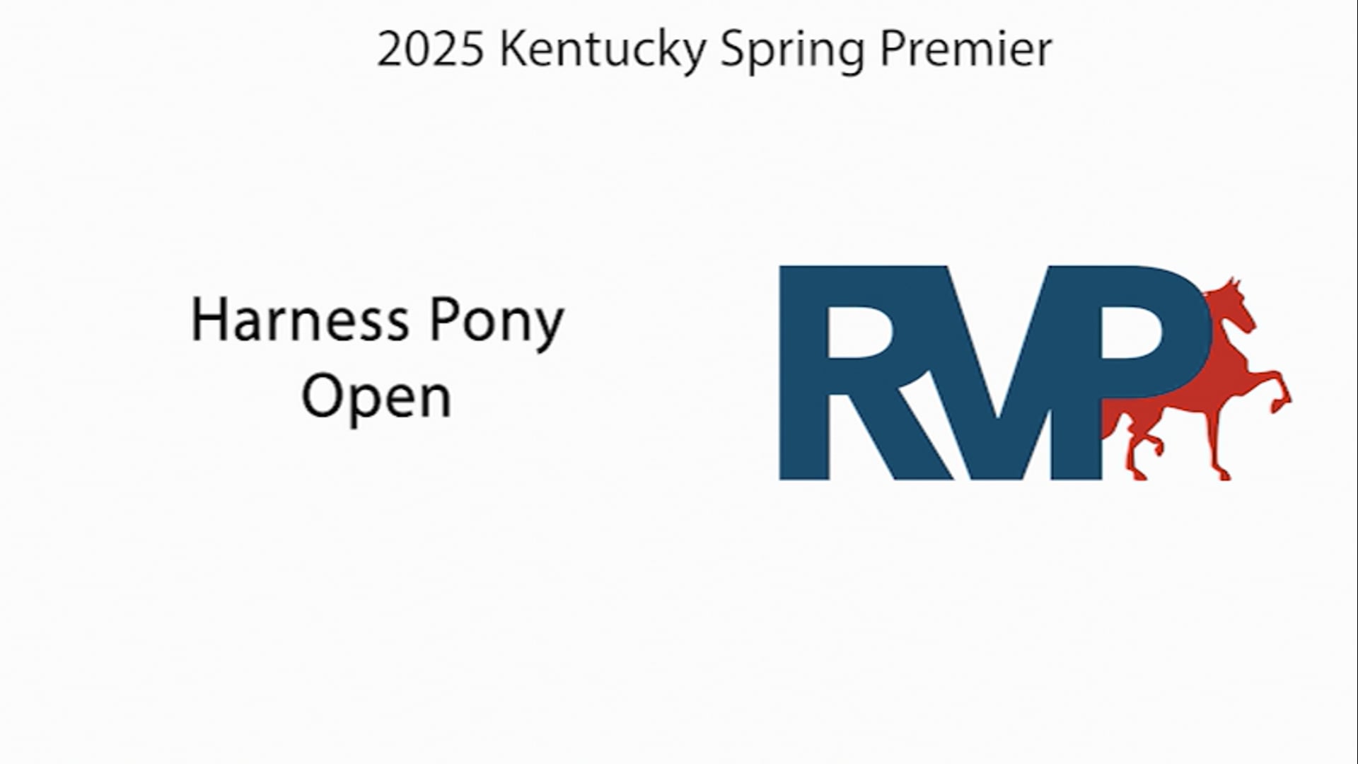 KYSP25 - Class 8 - Harness Pony Open
