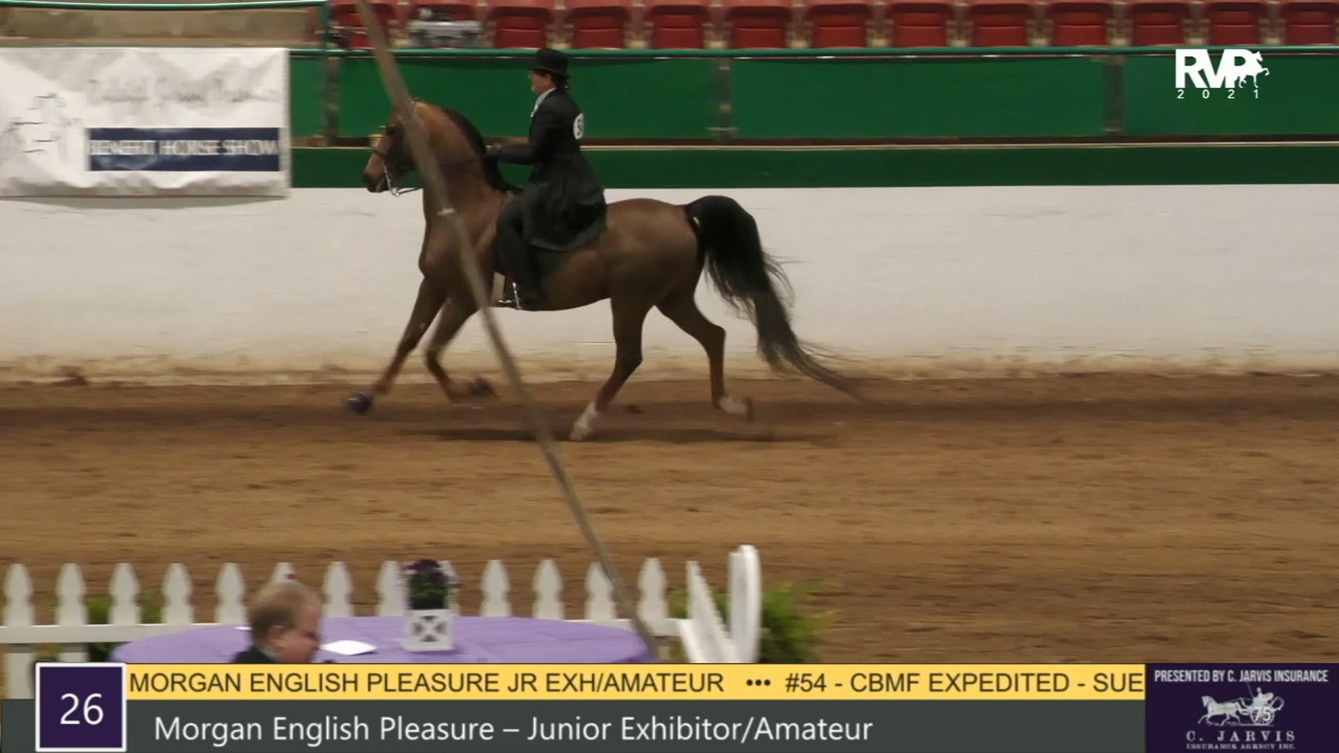 RSP21 - Class 26 - Morgan English Pleasure 
Amateur:Junior Exhibitor