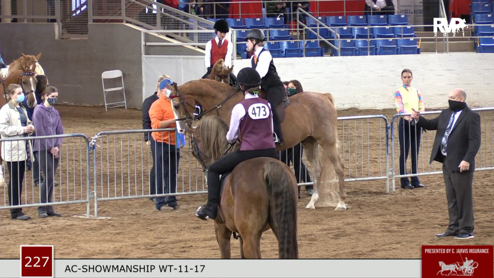 CC21 - Class 226 & 227 Academy Equitation & Showmanship - Walk-Trot - Riders 11 to 17