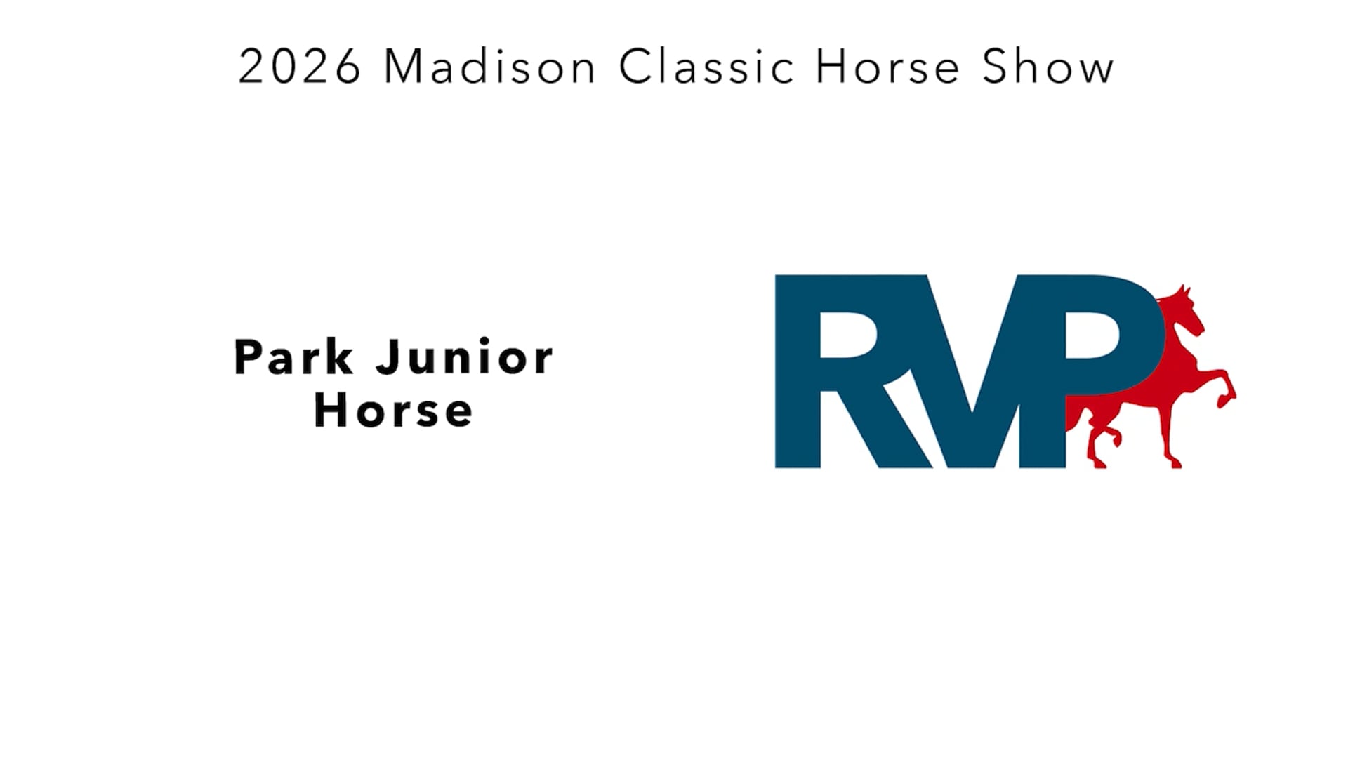 MC26 - Class 48 - Park Junior Horse