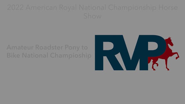 AR22 - Class 154 - Amateur Roadster P...