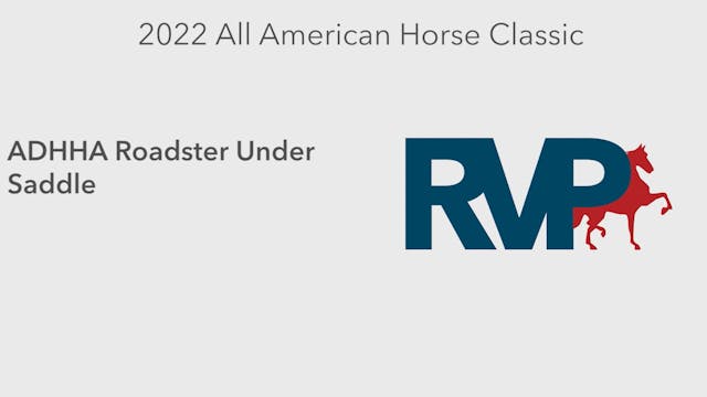 AAC22 - Class 18 - ADHHA Roadster Und...