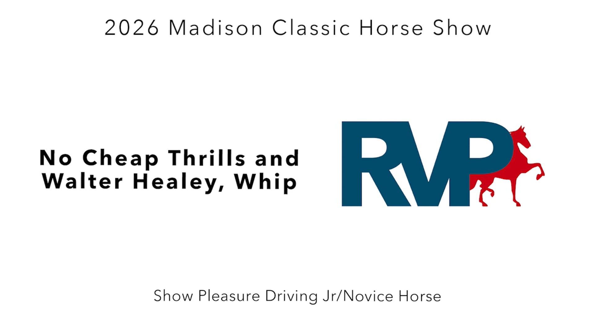 MC26 - Class 61 - No Cheap Thrills and Walter Healey, Whip