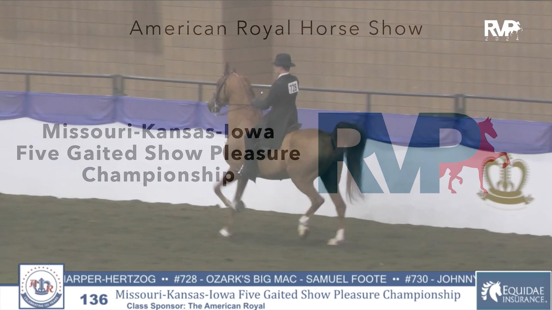 AR24 - Class 136 - Missouri-Kansas-Iowa Five Gaited Show Pleasure Championship