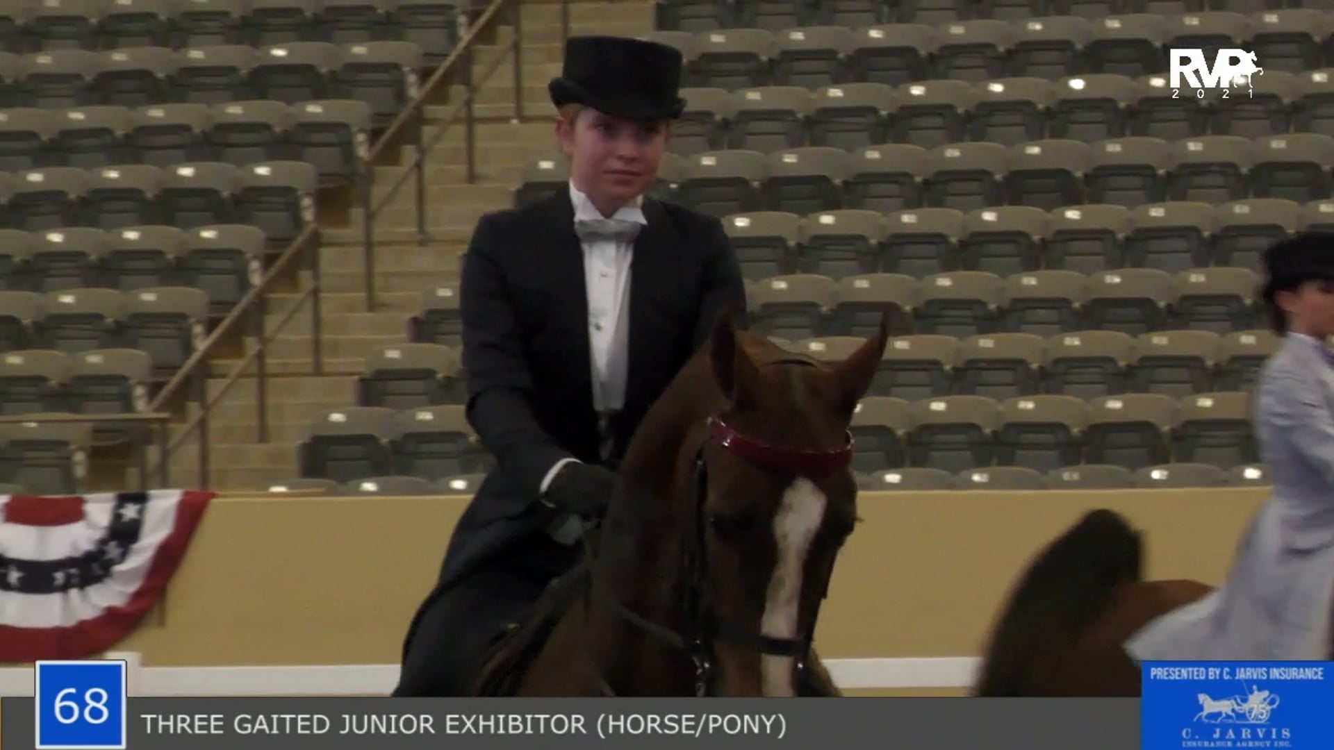 KYSP21 - Class 68 - Three Gaited Junior Exhibitor Horse or Pony