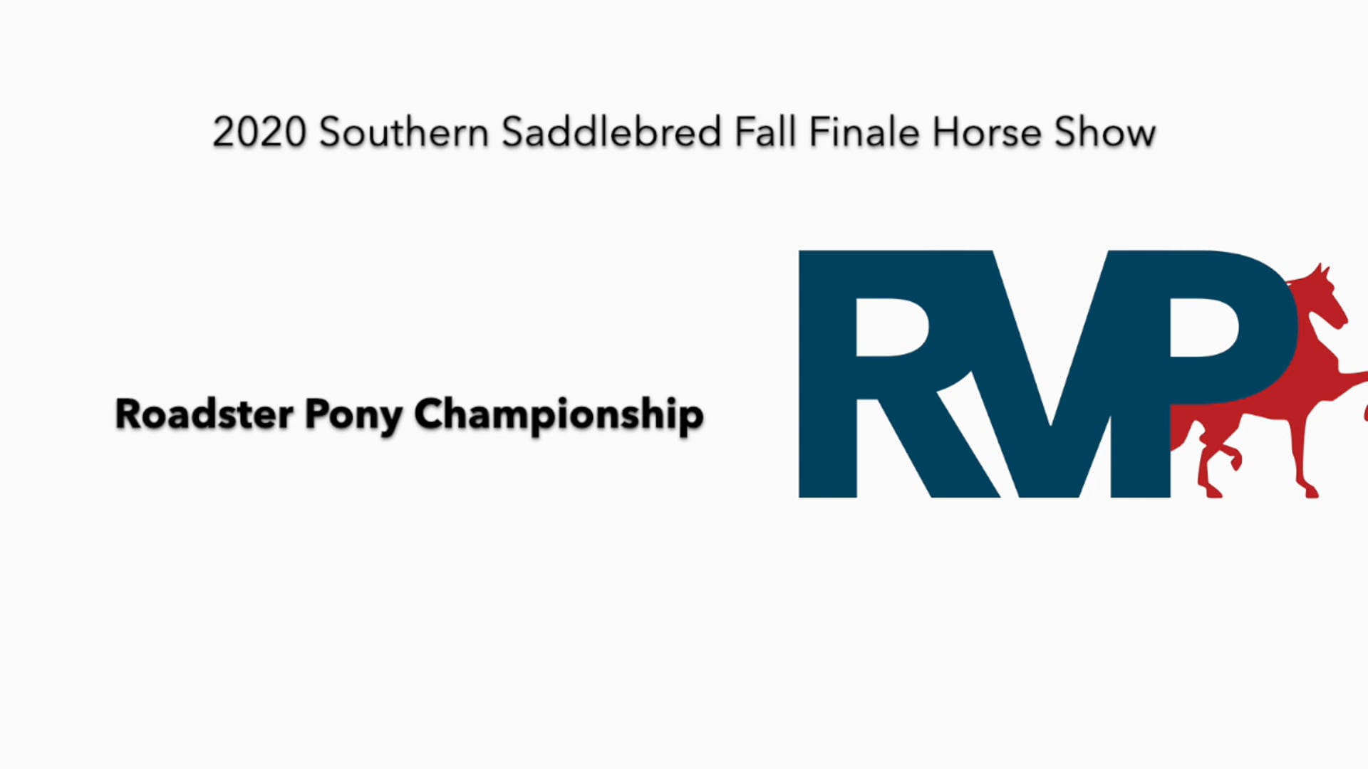 2020 SSFF - Class 82 Roadster Pony Championship