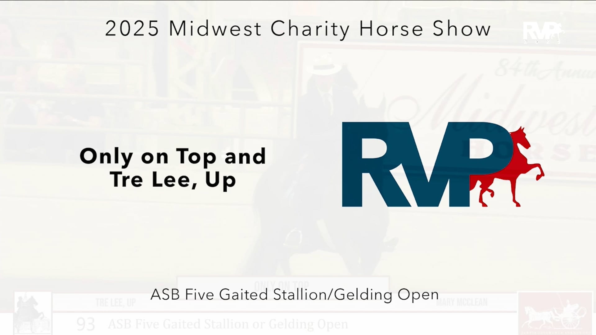 2025 Midwest Charity Horse Show - Thursday Morning 