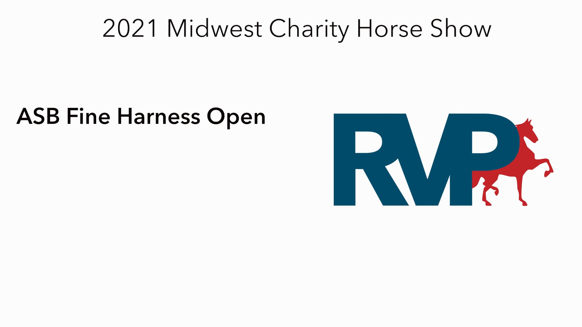 MW21 - Class 116 - ASB Fine Harness Open