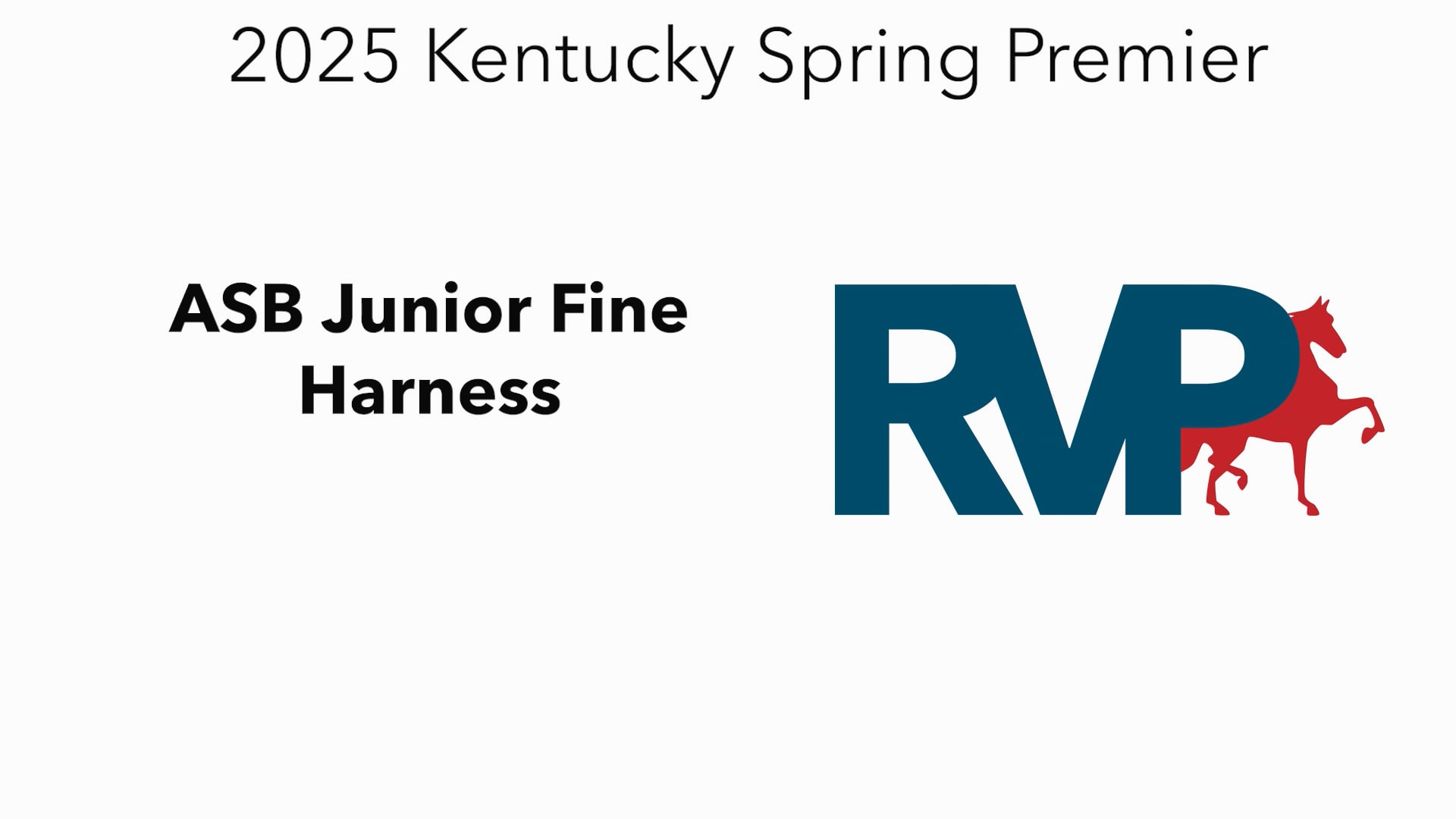 KYSP25 - Class 79 - ASB Junior Fine Harness 