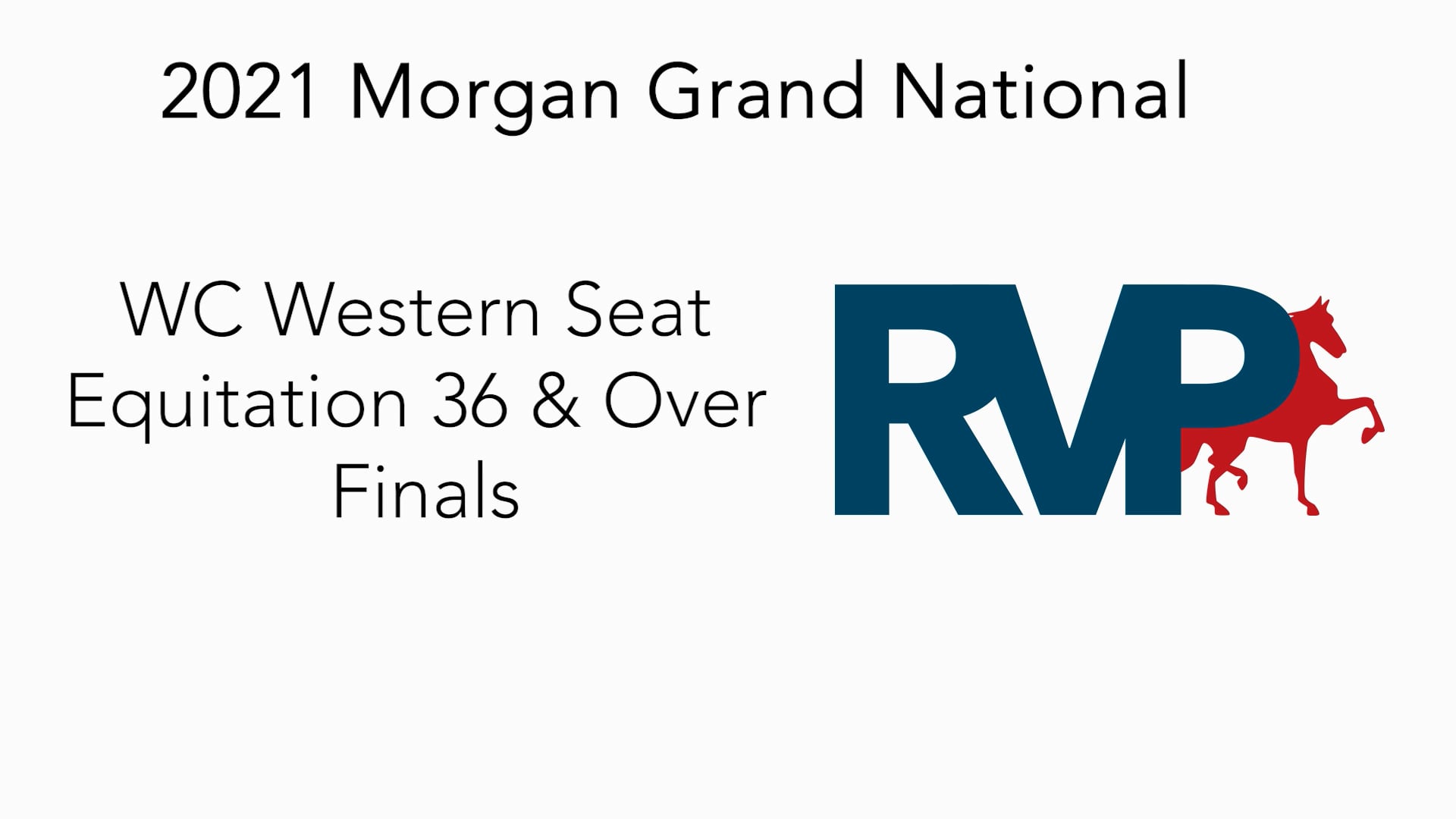 MGN21 - Class 371 - WC Western Seat Equitation 36 & Over Finals