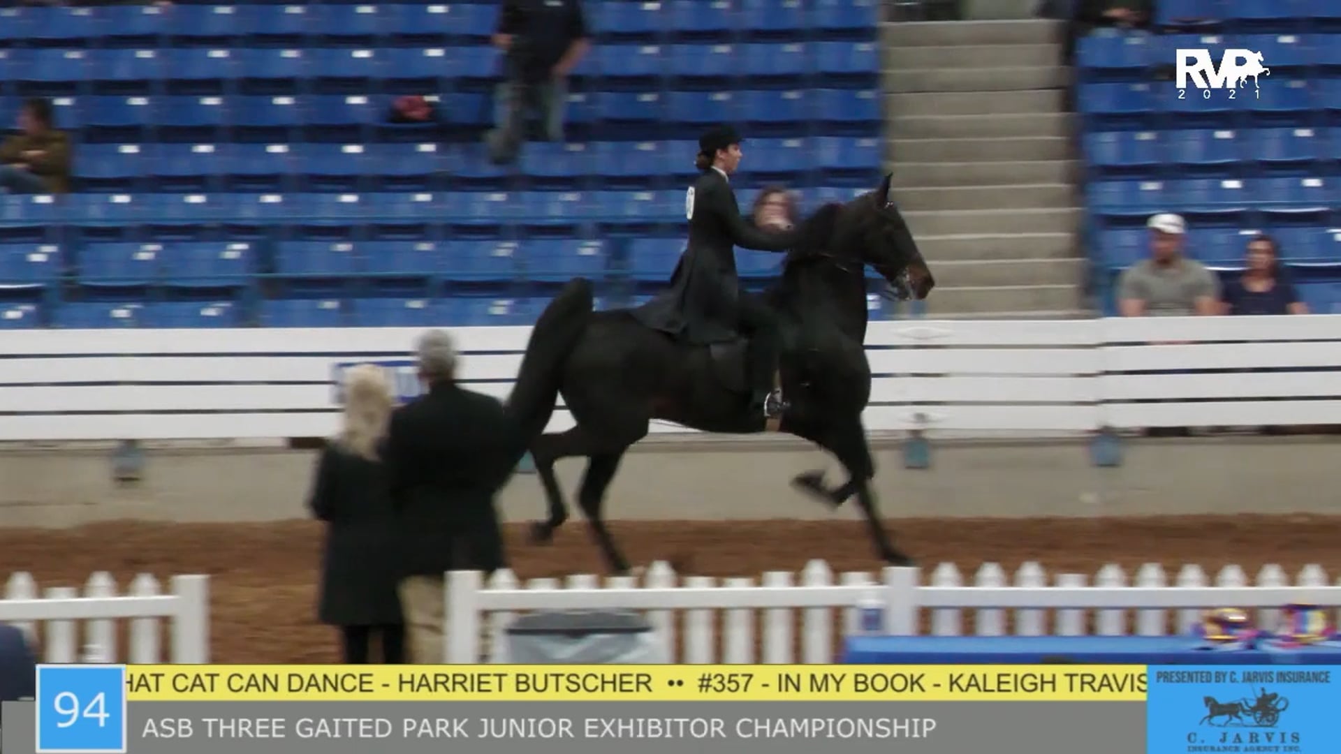 SSSF21 - Class 94 - ASB Three Gaited Park Junior Exhibitor Championship