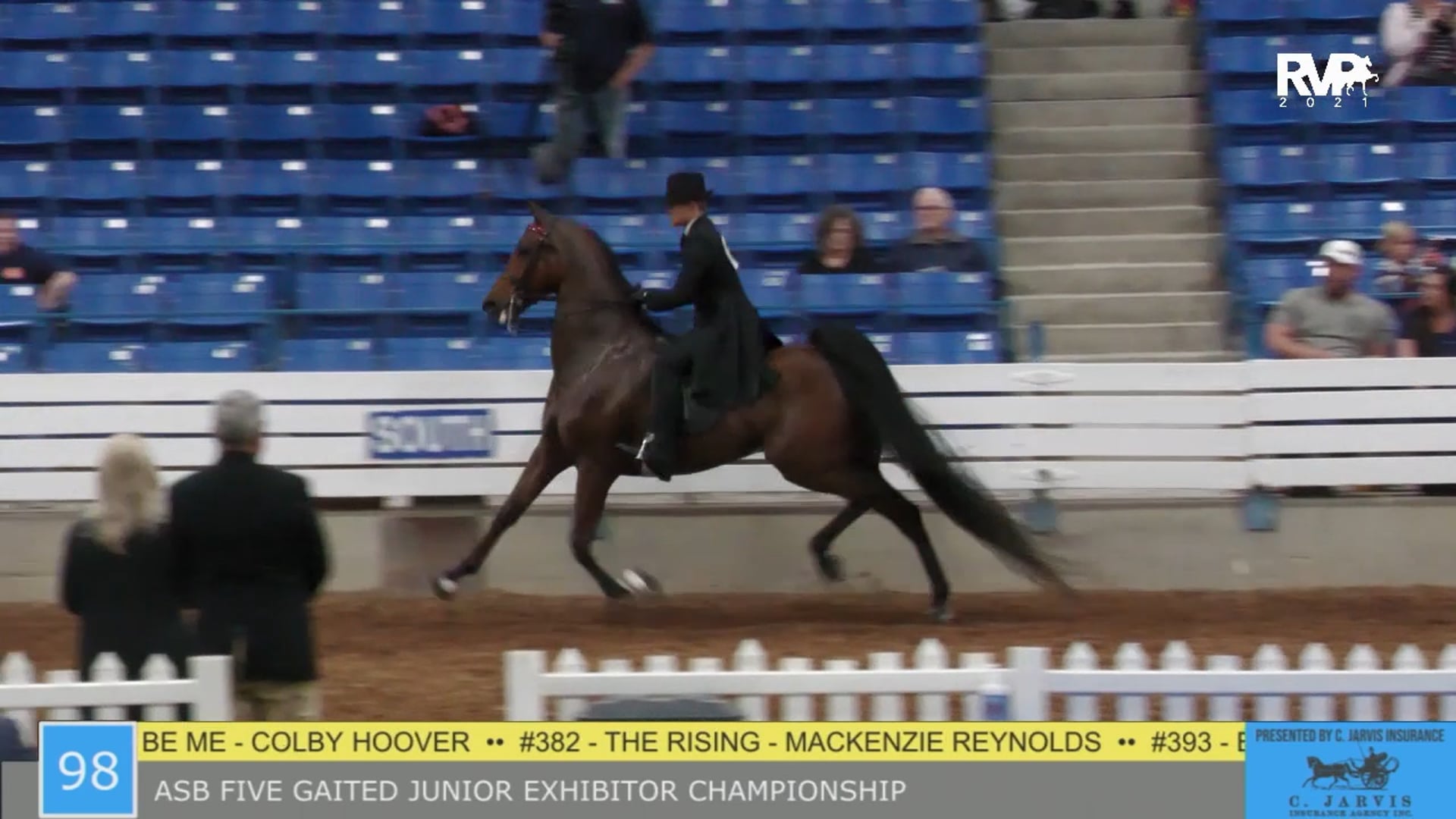 SSSF21 - Class 98 - ASB Five Gaited Junior Exhibitor Championship