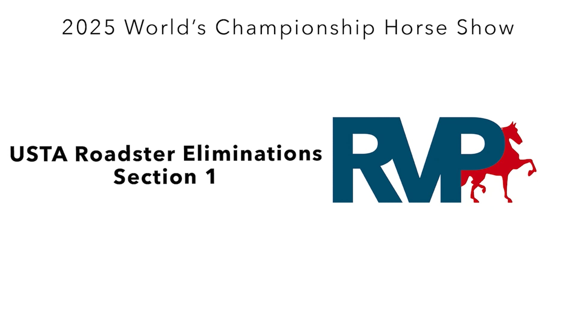 WCHS25 - Class 64.1 - USTA Roadster Eliminations Section 1