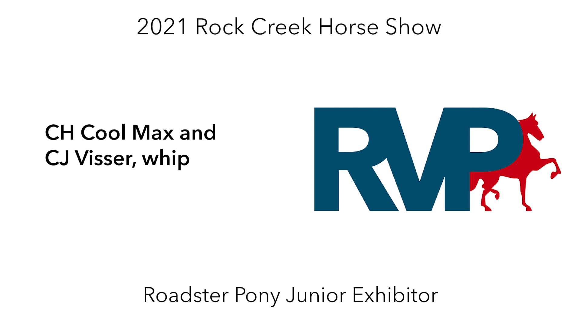 RC21 - Class 52 - CH Cool Max and CJ Visser, whip