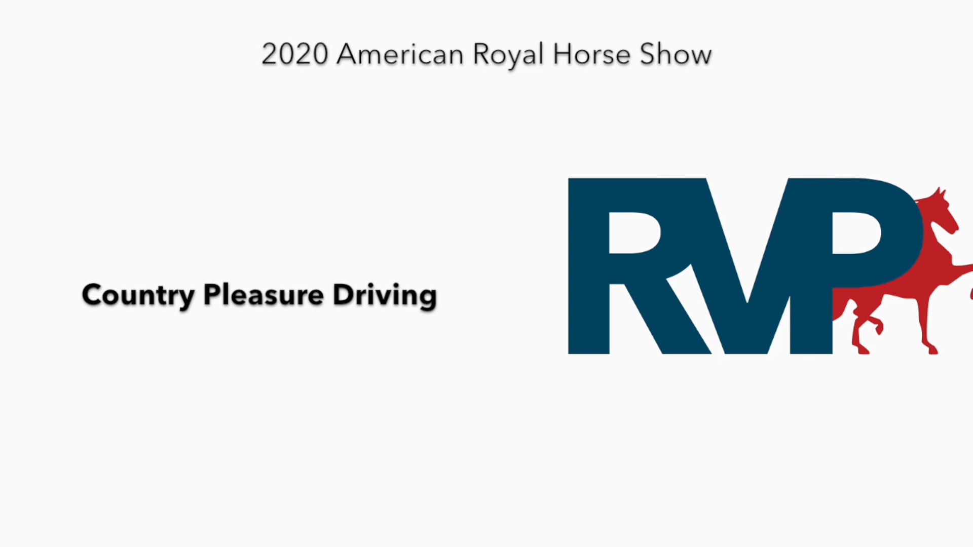 2020 AR - Class 5 Country Pleasure Driving