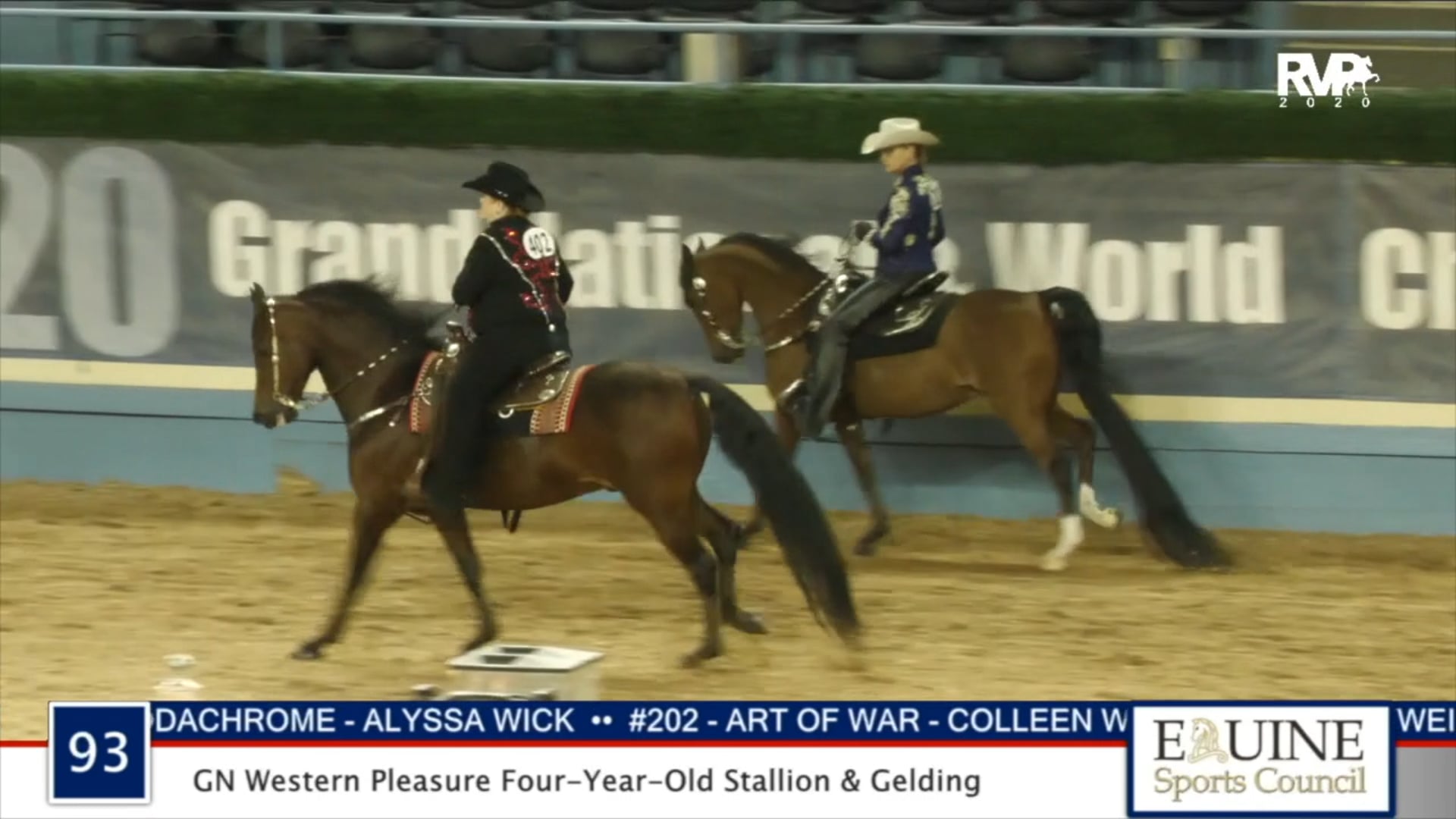 2020 MGN - Class 93 GN Western Pleasure Four-Year-Old Stallion & Gelding