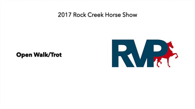 2017 RC - Class 77 Open Walk:Trot