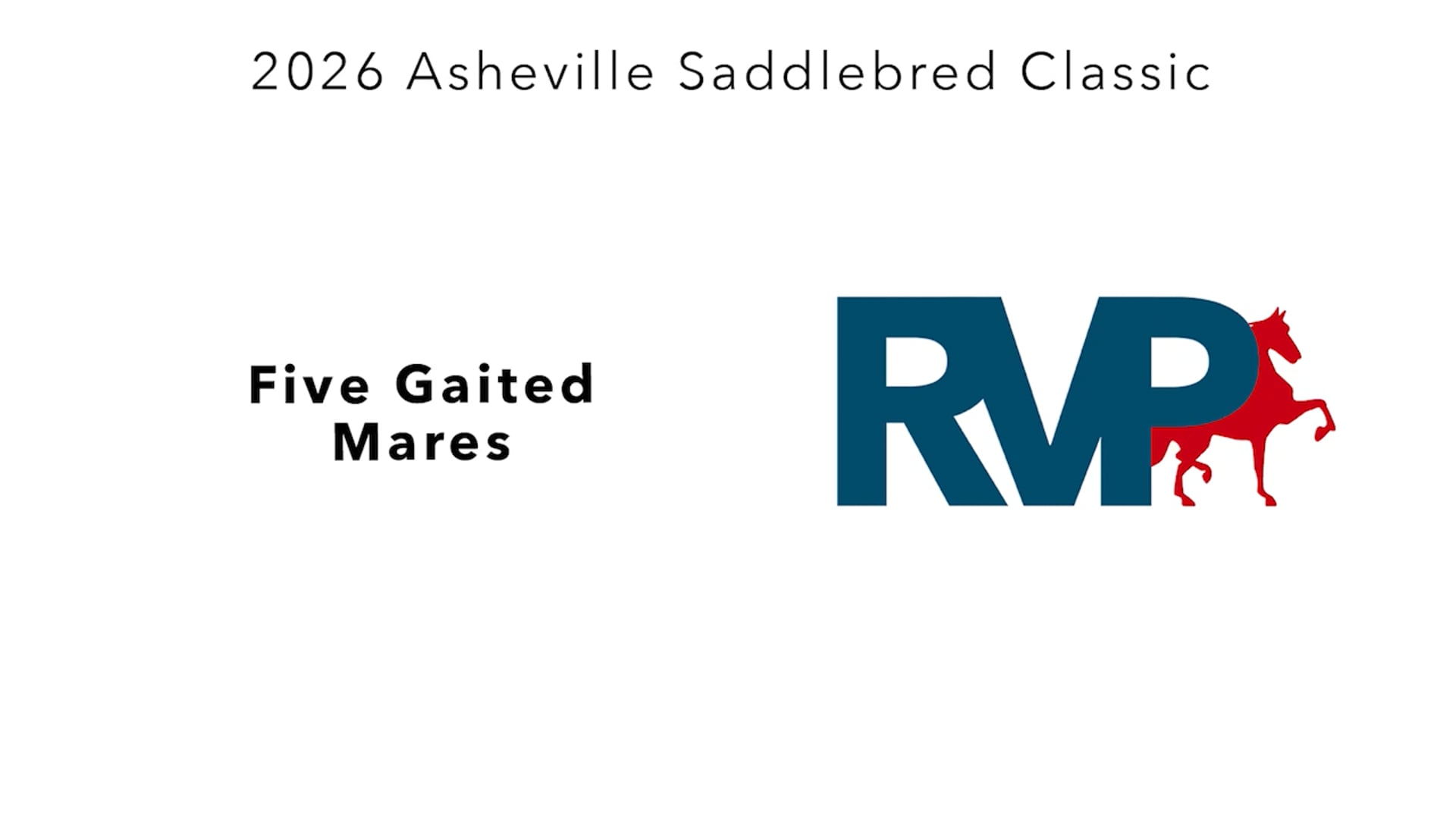 ASC26 - Class 24 - Five Gaited Mares
