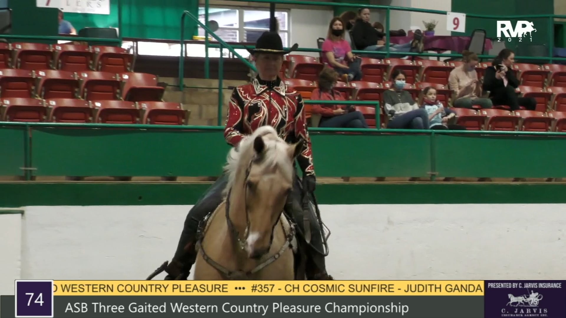 RSP21 - Class 74 - ASB Three Gaited Western 
Country Pleasure Championship