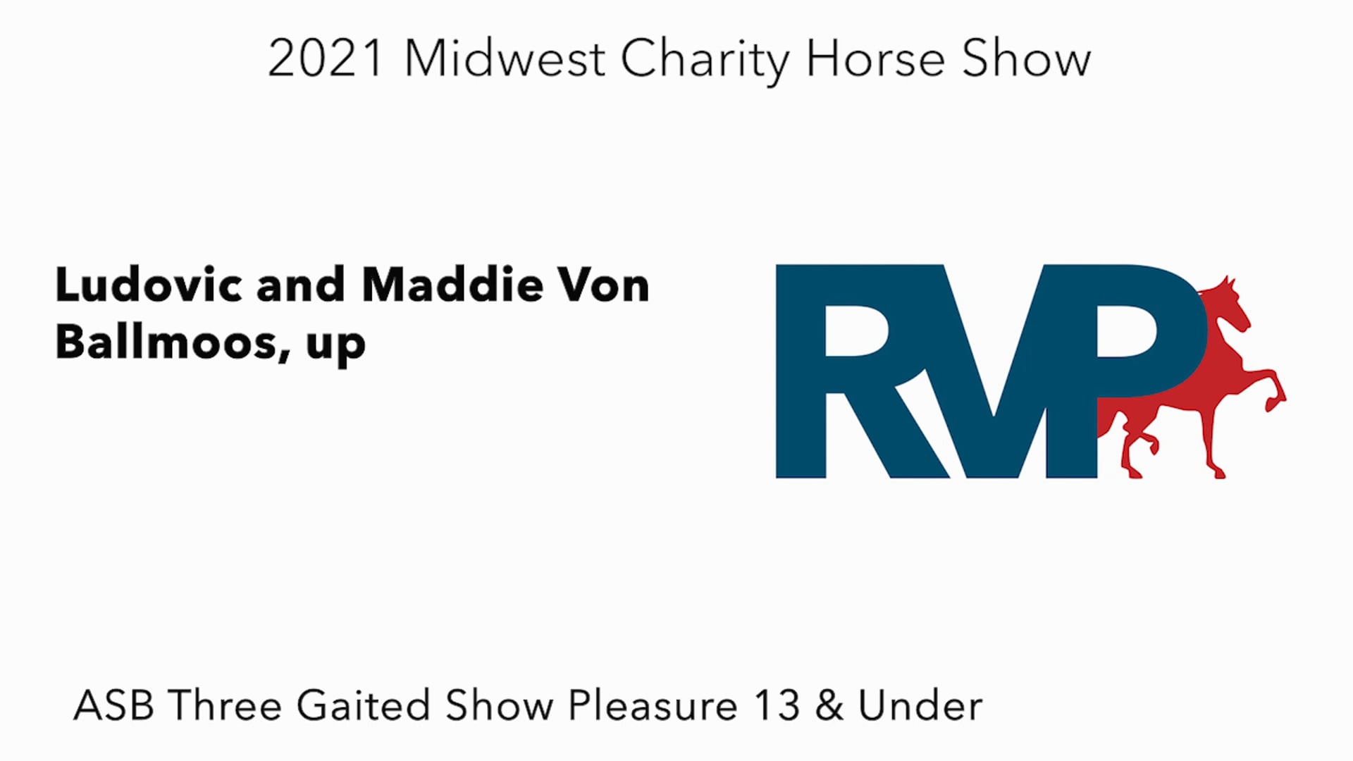 MW21 - Class 16 - Ludovic and Maddie Von Ballmoos, up