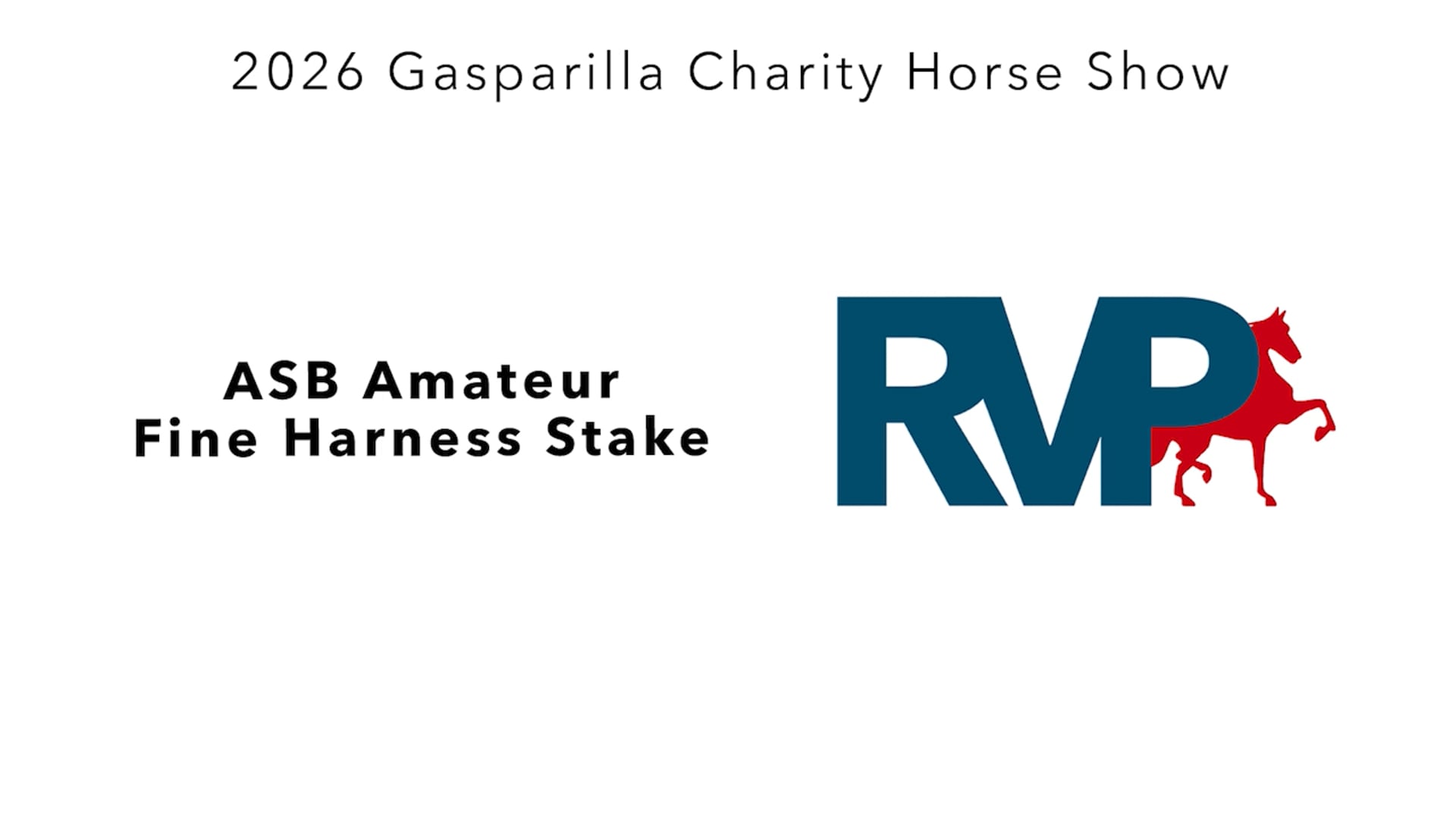 GC26 - Class 103 - ASB Amateur Fine Harness Stake