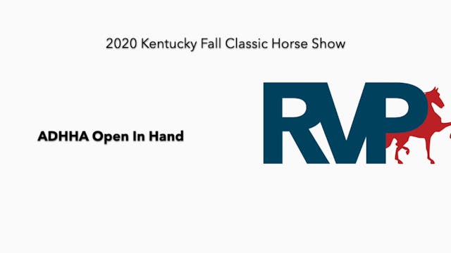 2020 KFC - Class 93 ADHHA Open In Hand