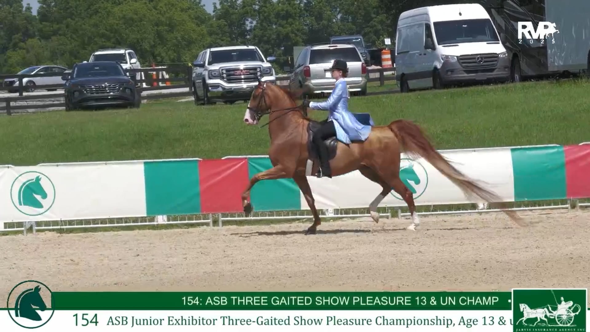 LJL25 - Class 154 - ASB Jr Exhibitor Three Gaited Show Pleasure Championship 13 & Under