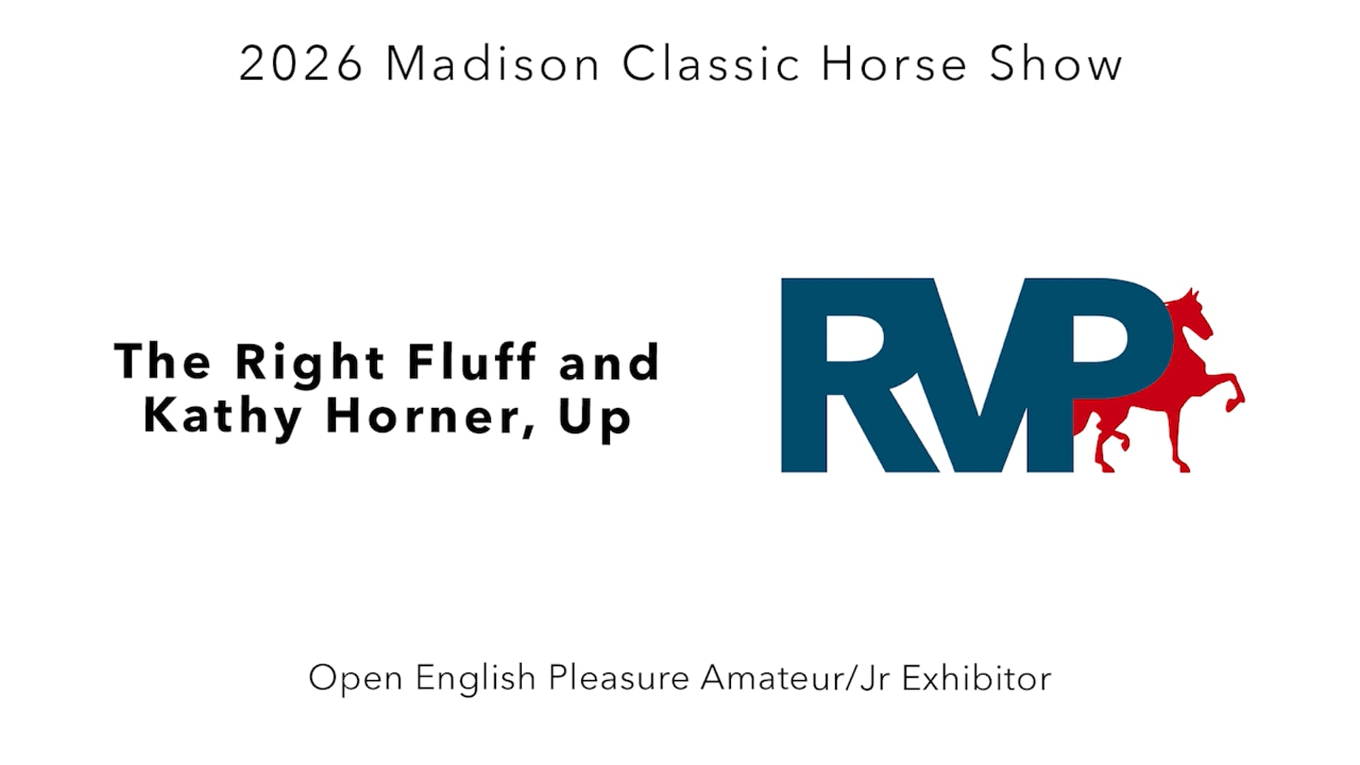 MC26 - Class 56 - The Right Fluff and Kathy Horner, Up
