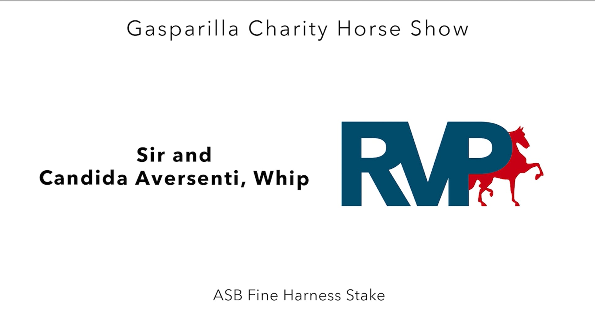 GC25 - Class 160 - Sir and Candida Aversenti, Whip