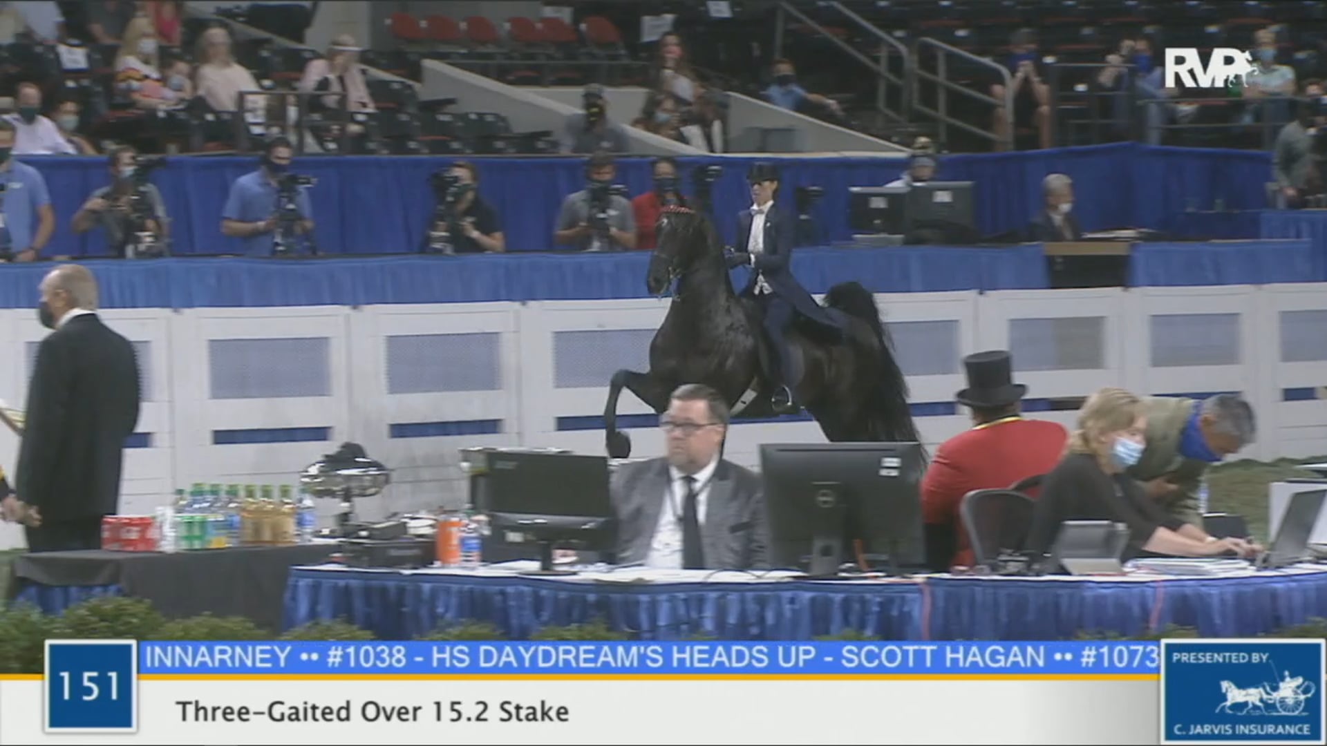 WCHS 2020 Class 151 - Three-Gaited Over 15.2 Stake