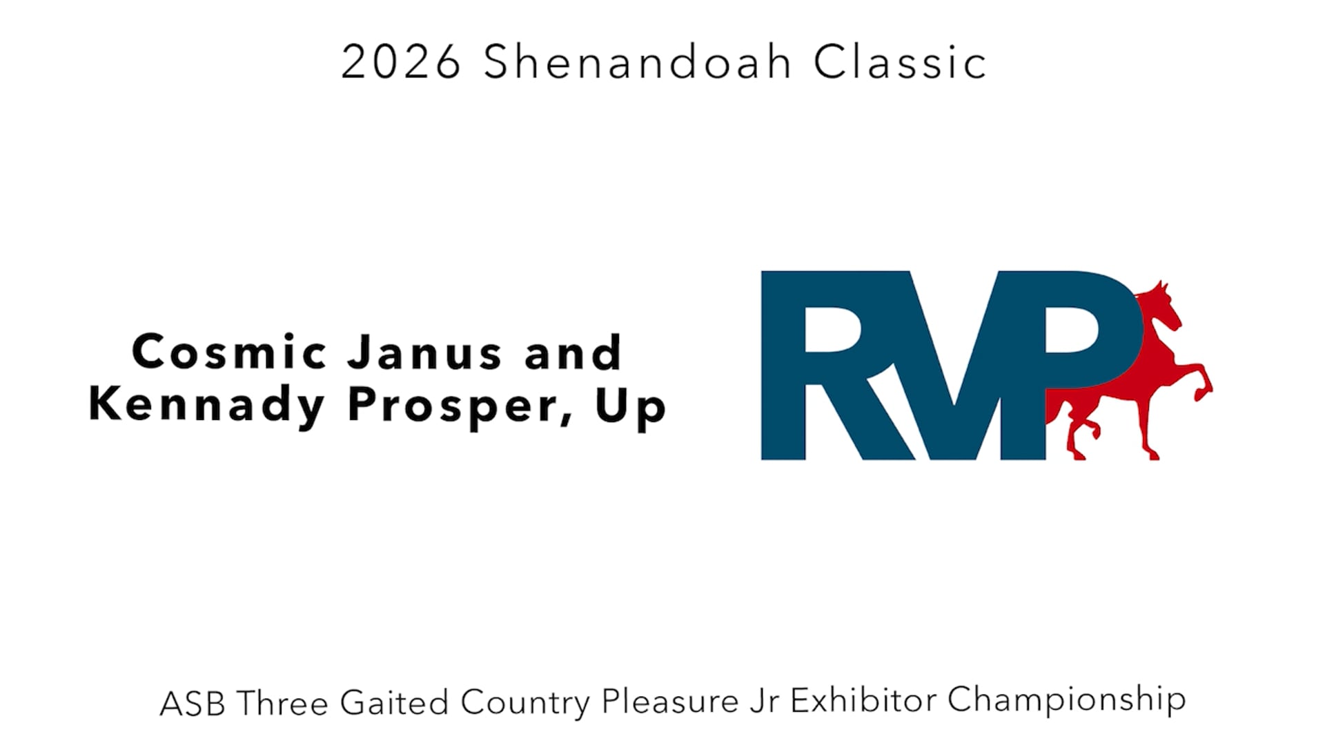 SC26 - Class 81 - Cosmic Janus and Kennady Prosper, Up