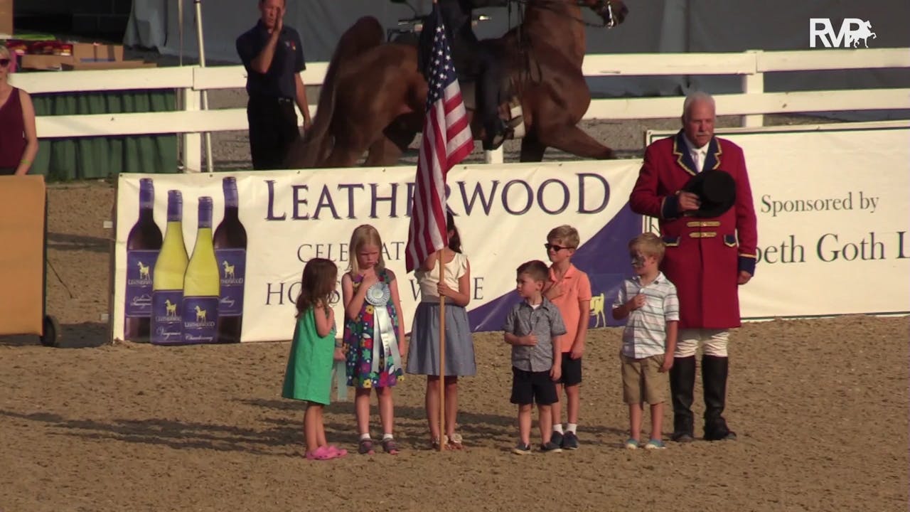 Lexington Junior League Horse Show Tuesday Night National Anthem