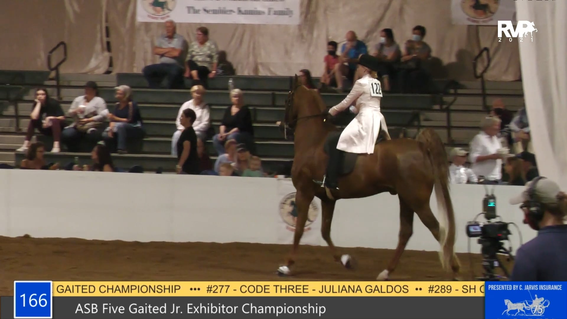 GASP21 - Class 166 - ASB Five Gaited Junior Exhibitor Championship