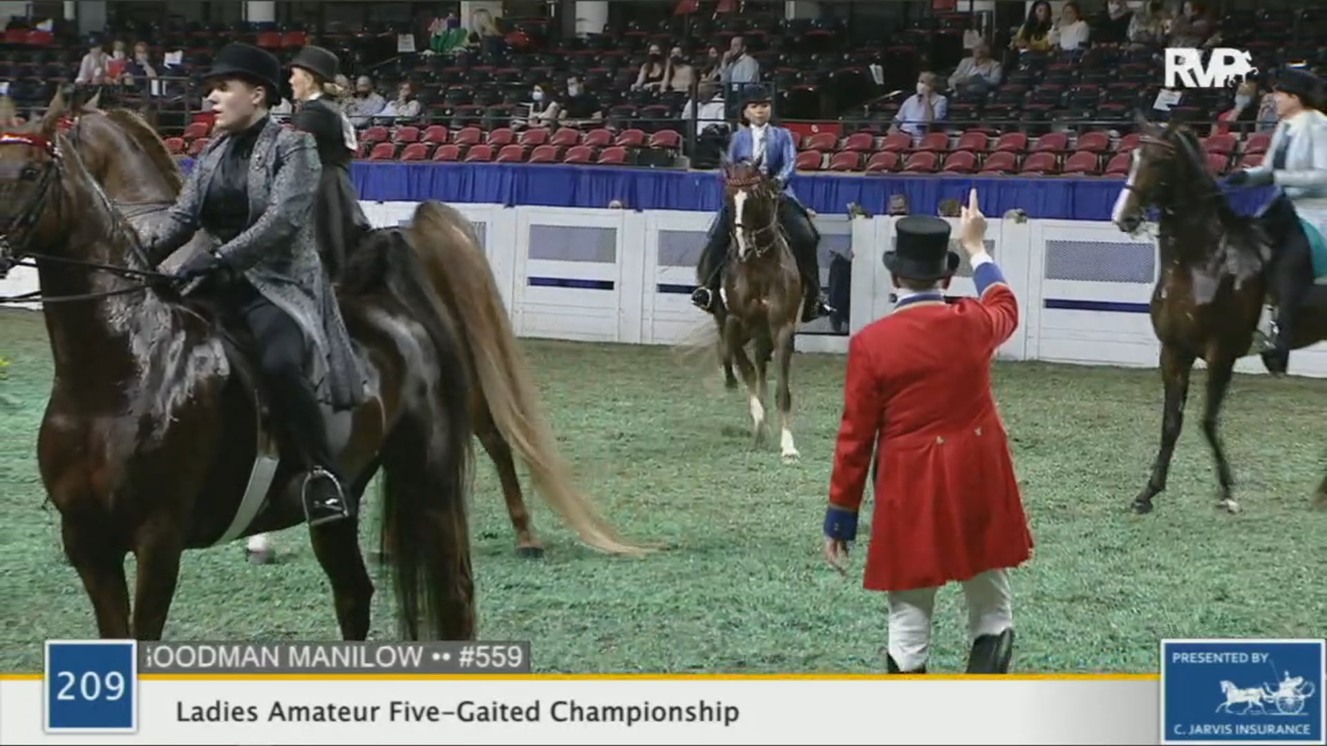 WCHS 2020 Class 209 - Ladies Amateur Five-Gaited Championship