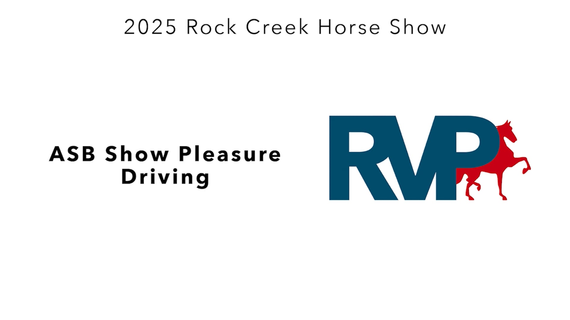 RC25 - Class 7 - ASB Show Pleasure Driving