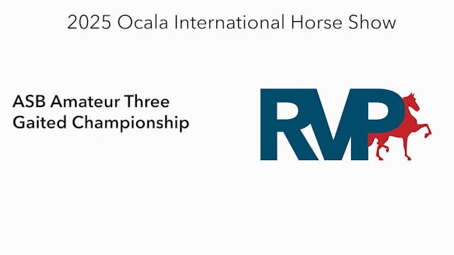 OI25 - Class 145 - ASB Amateur Three ...