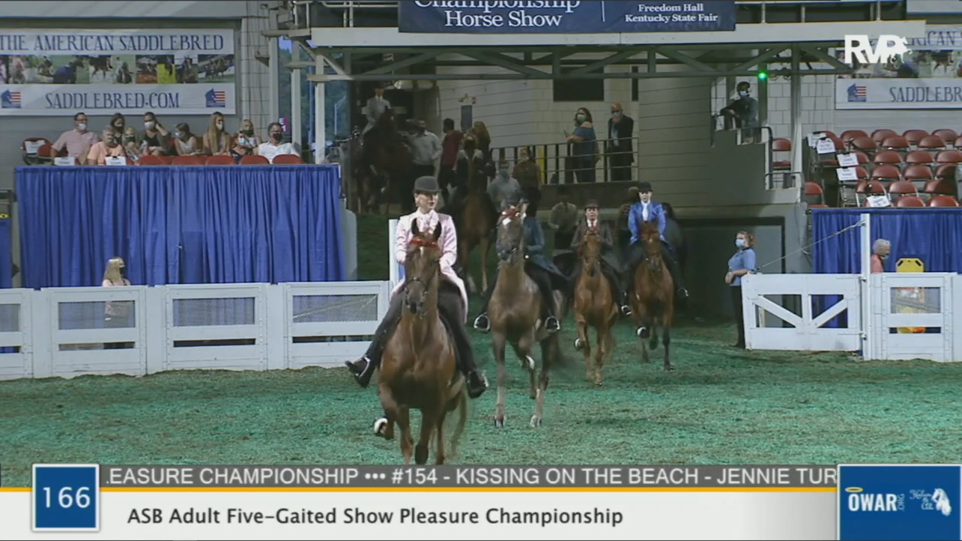 WCHS 2020 Class 166 - ASB Adult Five-Gaited Show Pleasure Championship