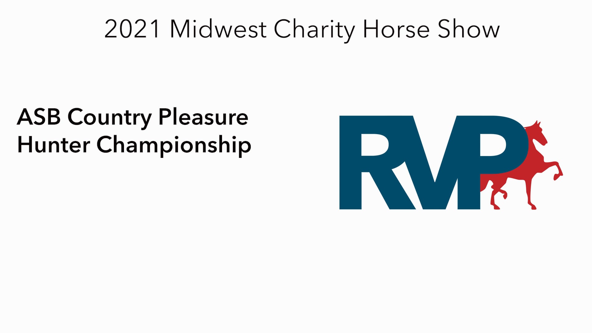 MW21 - Class 127 - ASB Country Pleasure Hunter Championship