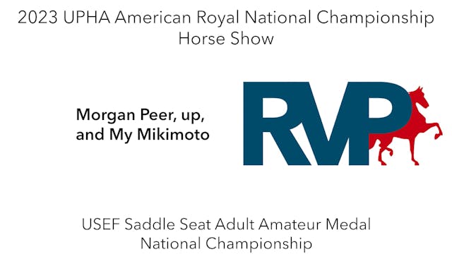 AR23 - Class 148 - Morgan Peer, up,  ...