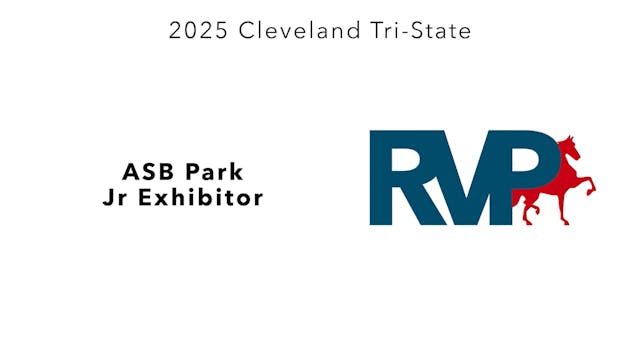 CTS25 - Class 60 - ASB Park Jr Exhibitor