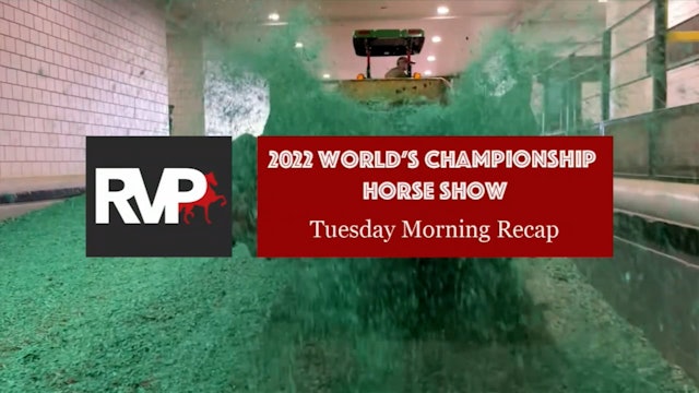 2022 World's Championship Horse Show - Wednesday Morning - 24 August 2022 