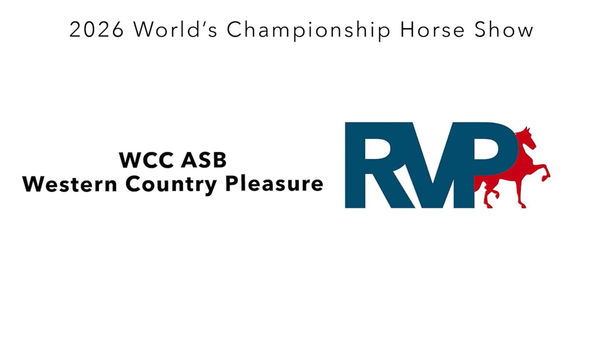 WCHS26 - Class 181 - WCC ASB Western Country Pleasure