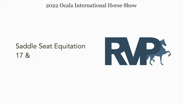 OIHS - Class 68 - Saddle Seat Equitat...