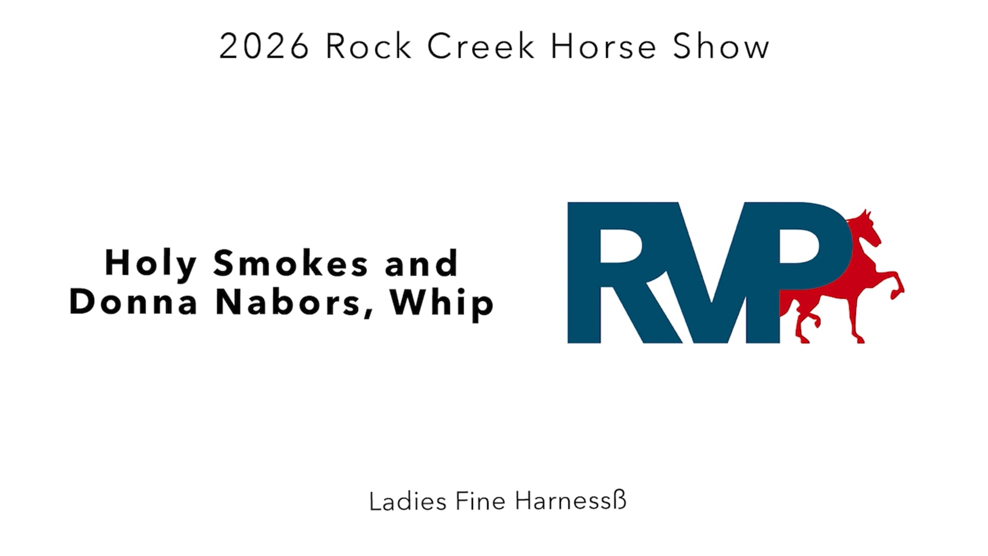 RC26 - Class 20 - Holy Smokes and Donna Nabors, Whip
