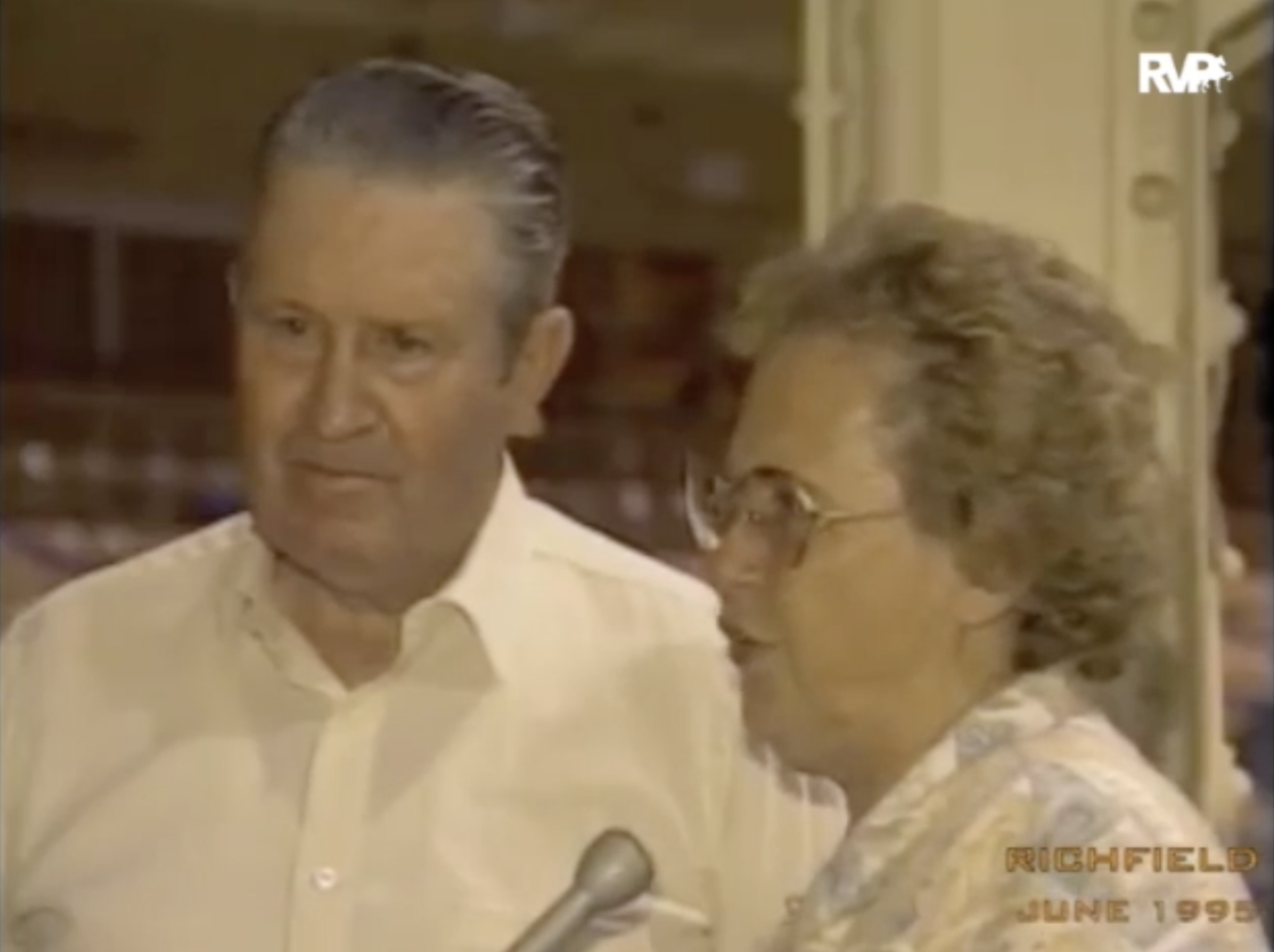 Looking Back at 1995 Shirley and Rex Parkinson Retirement