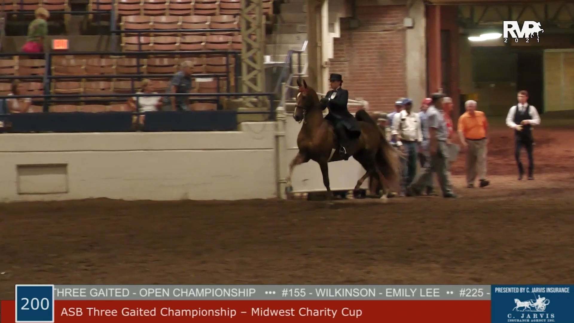 MW21 - Class 200 - ASB Three Gaited Championship - Midwest Charity Cup 